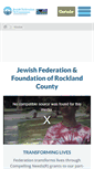 Mobile Screenshot of jewishrockland.org