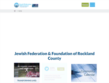 Tablet Screenshot of jewishrockland.org